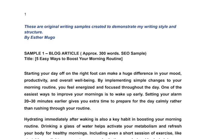 create professional SEO articles, blogs and web content